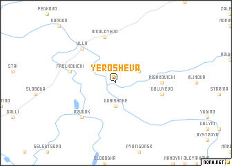 map of Yerosheva