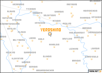 map of Yeroshino