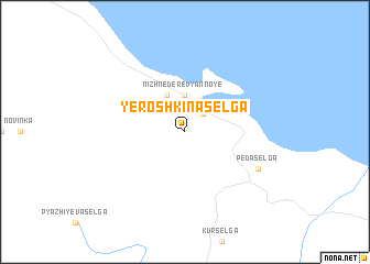 map of Yeroshkina-Sel\