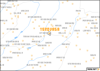 map of Yerovasa