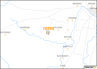 map of Yerra