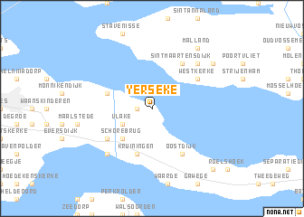 map of Yerseke