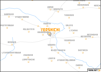 map of Yershichi