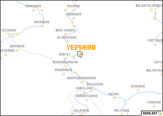 map of Yershino