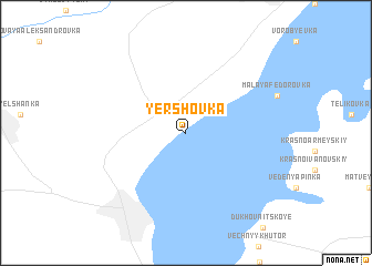 map of Yershovka