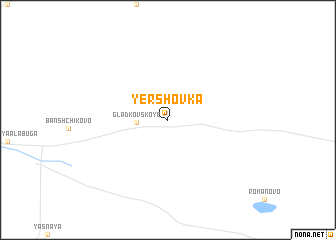 map of Yershovka