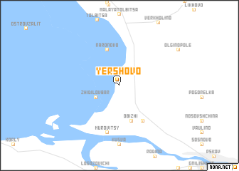 map of Yershovo