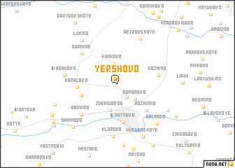 map of Yershovo