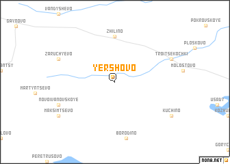 map of Yershovo