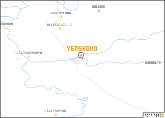 map of Yershovo