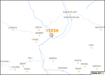 map of Yersh