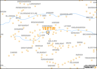 map of Yertīm