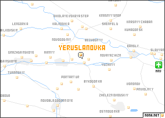 map of Yeruslanovka