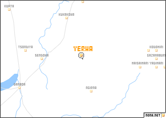 map of Yerwa