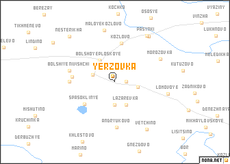 map of Yërzovka