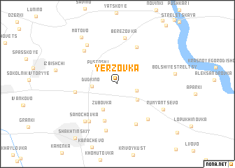 map of Yërzovka