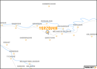 map of Yerzovka