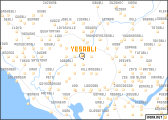 map of Yesabli