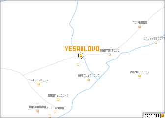 map of Yesaulovo