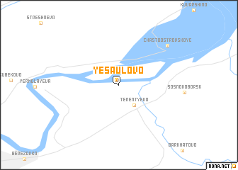 map of Yesaulovo