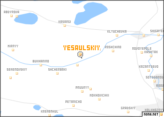 map of Yesaul\