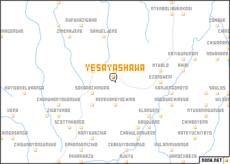 map of Yesaya Shawa