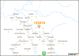 map of Yesaya