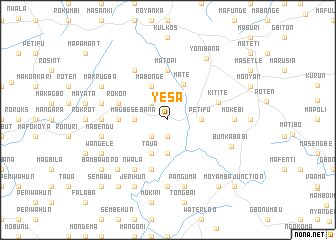 map of Yesa