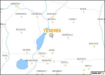 map of Yesemek