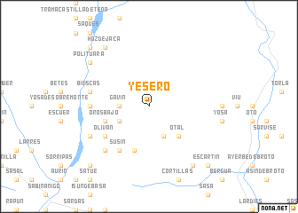 map of Yésero