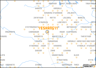 map of Yeshangyi