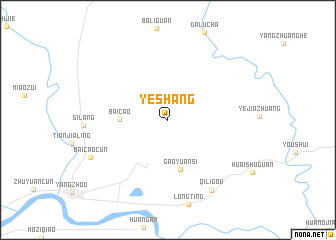 map of Yeshang