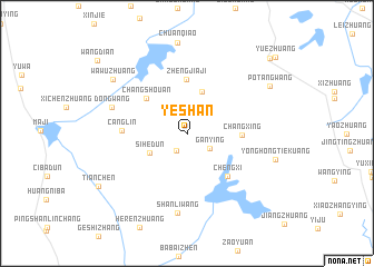 map of Yeshan