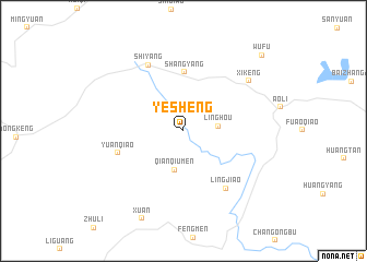 map of Yesheng