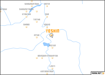 map of Yeshin