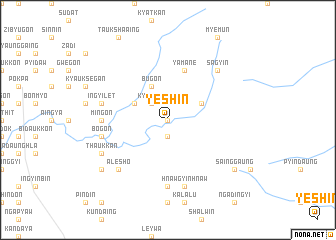 map of Yeshin