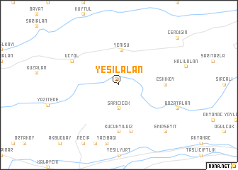 map of Yeşilalan