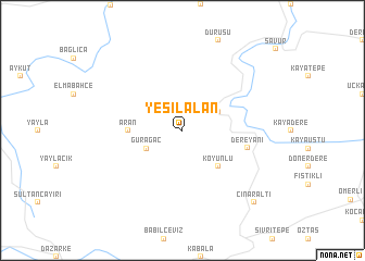 map of Yeşilalan