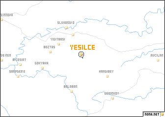 map of Yeşilce