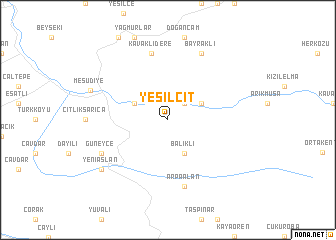 map of Yeşilçit