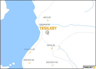 map of Yeşilköy