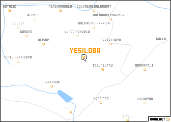 map of Yeşiloba