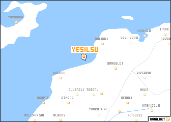 map of Yeşilsu