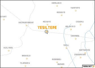 map of Yeşiltepe
