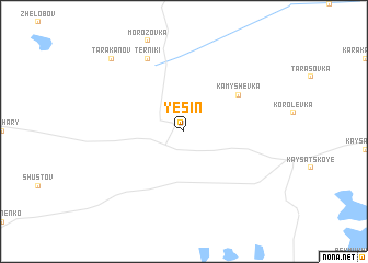 map of Yesin