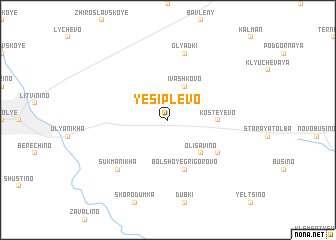map of Yesiplevo