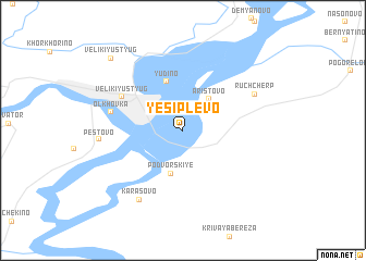 map of Yesiplevo