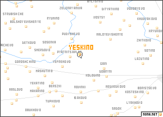 map of Yeskino