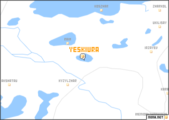 map of Yeskiura