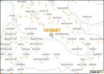 map of Yesodot